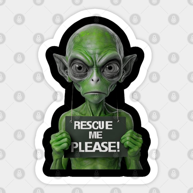 Cosmic SOS: Rescue Me, Please! Sticker by Steve